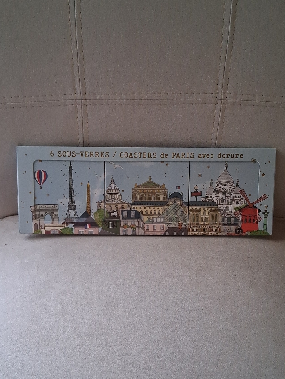 Paris Landmark Coaster Set